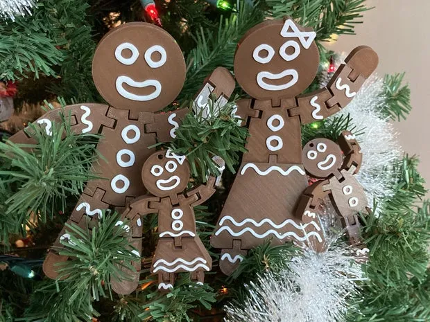 Gingerbread Man + Articulated Joint by Chef Dan BG | Download free STL ...