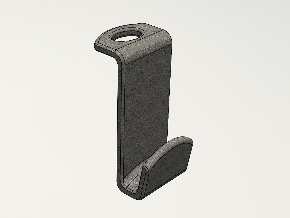 Miniatura 10 do modelo 3D Coat Hanger Hook