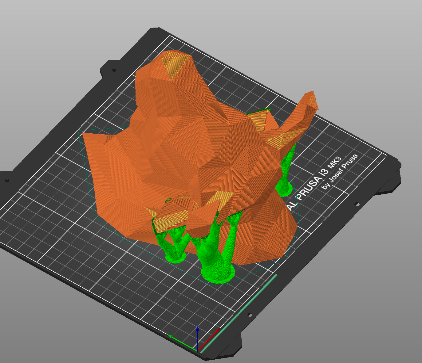 Miniatura 3 do modelo 3D Low Poly Bull Head
