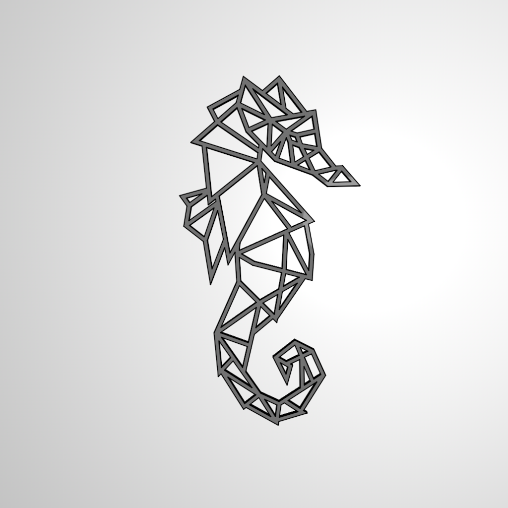 Seahorse 3x3mm