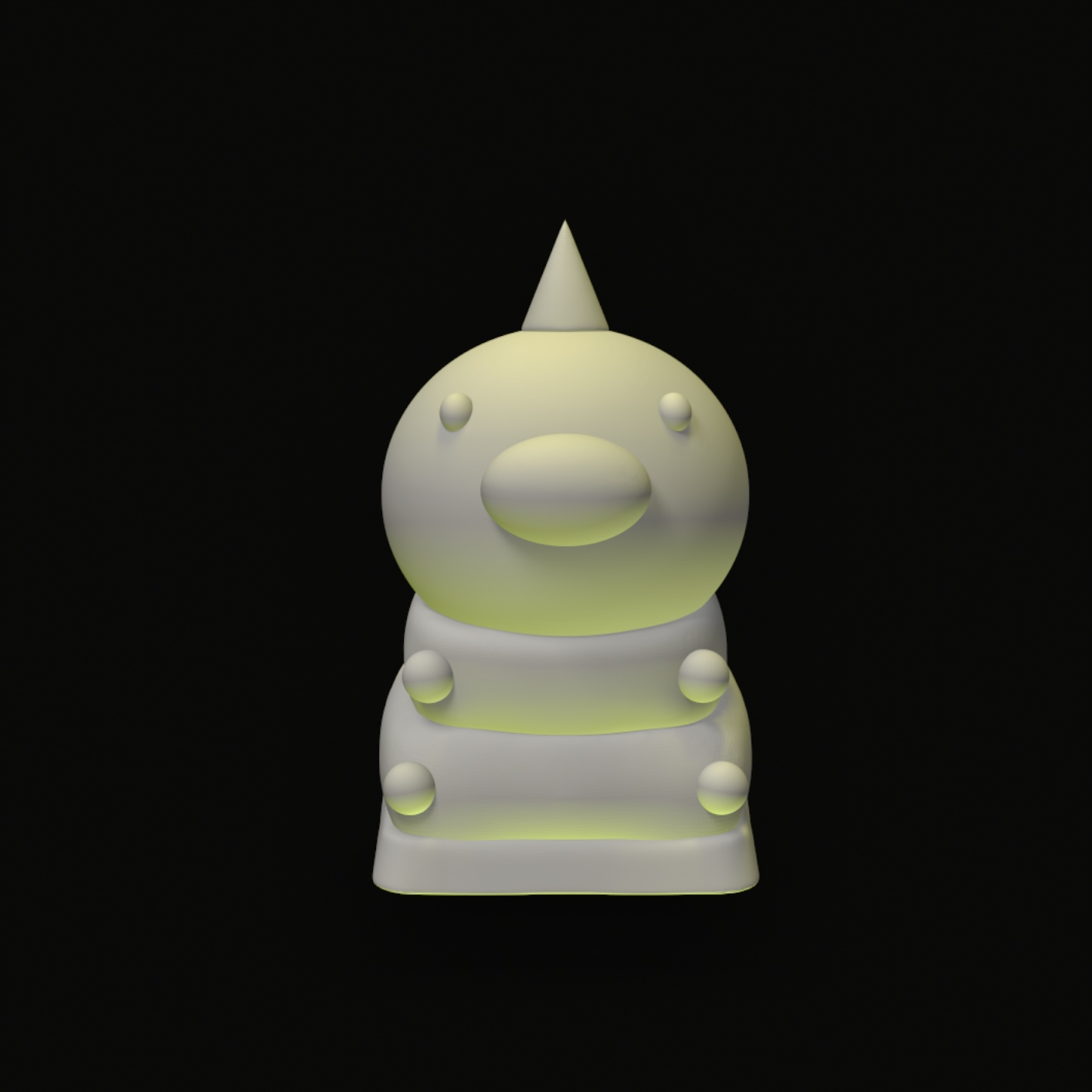 Miniatura 3 do modelo 3D WEEDLE KEYCAP Nº0013 '