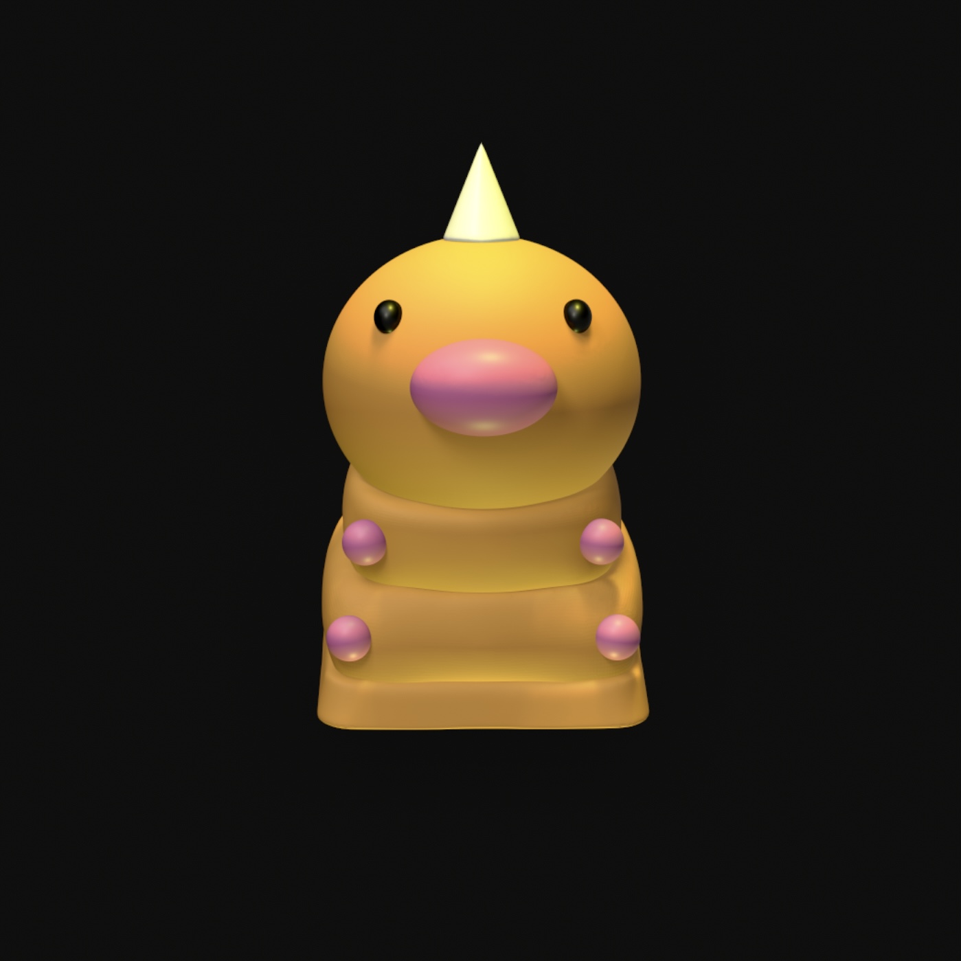 Miniatura 8 do modelo 3D WEEDLE KEYCAP Nº0013 '