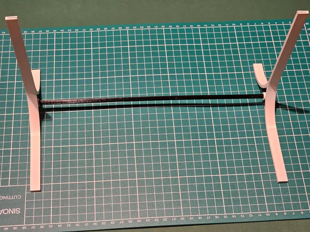 Mini photo booth rod for A3 sheet