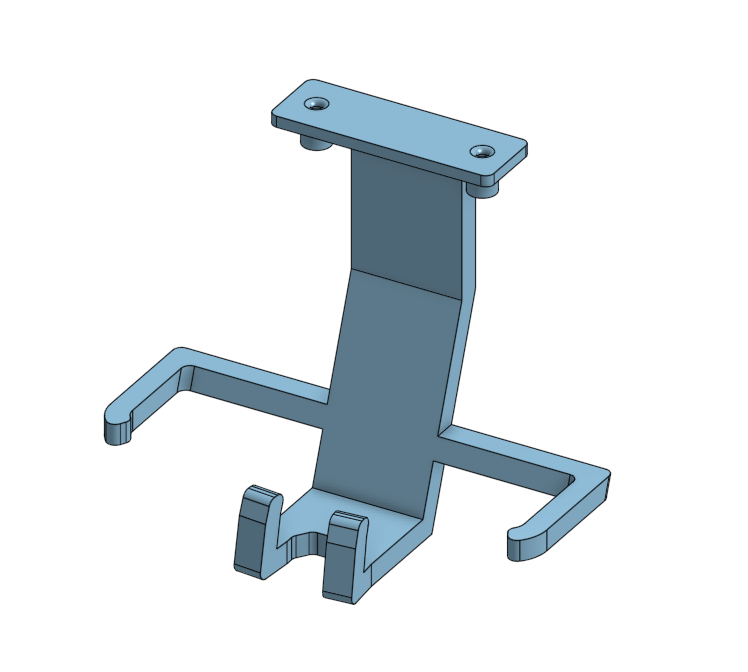 Controller under desk holder by alberto 2518 download free stl