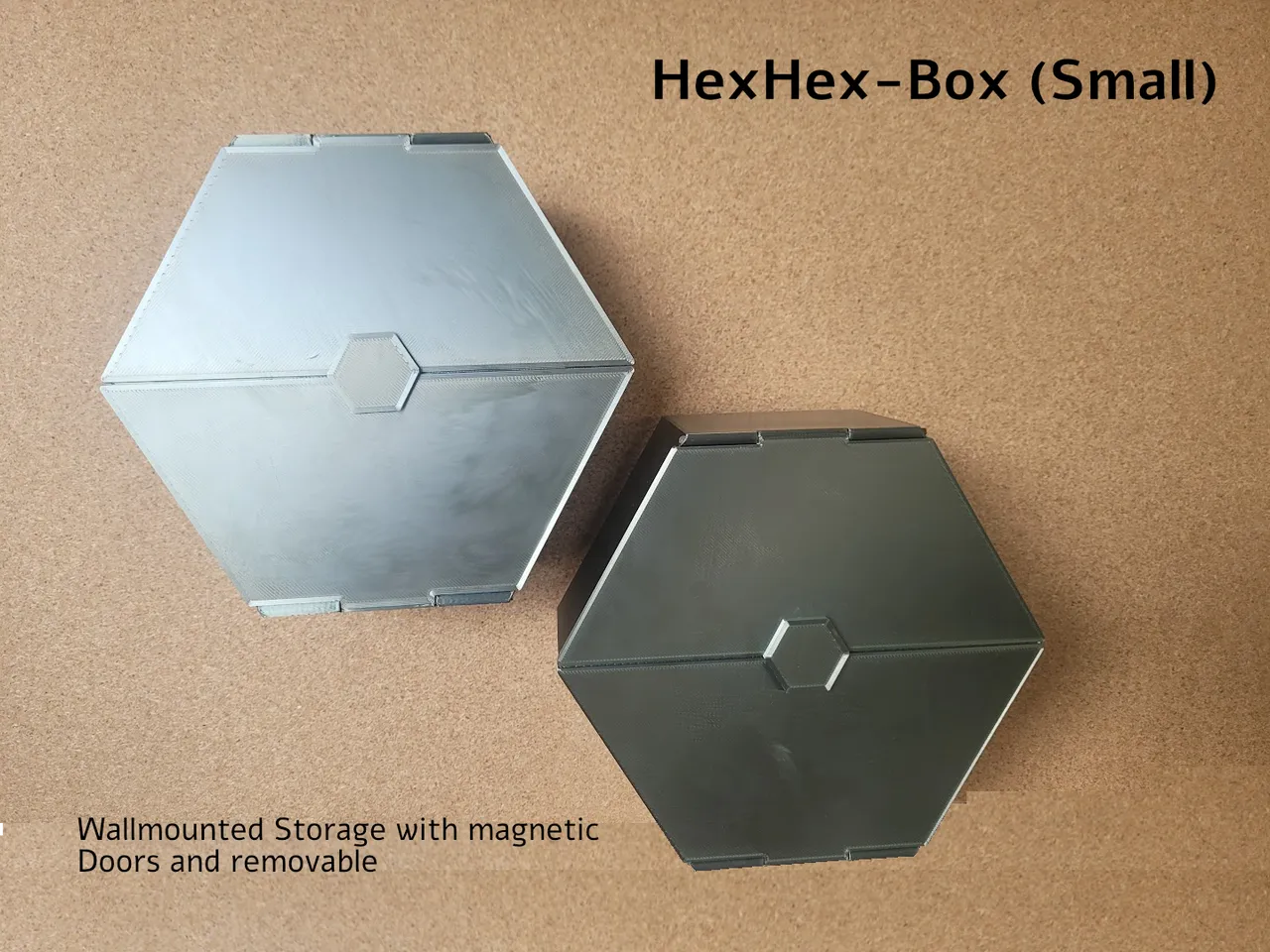 HexHex Wall-Box - Wallmounted & Removable (Small) by Perpetua
