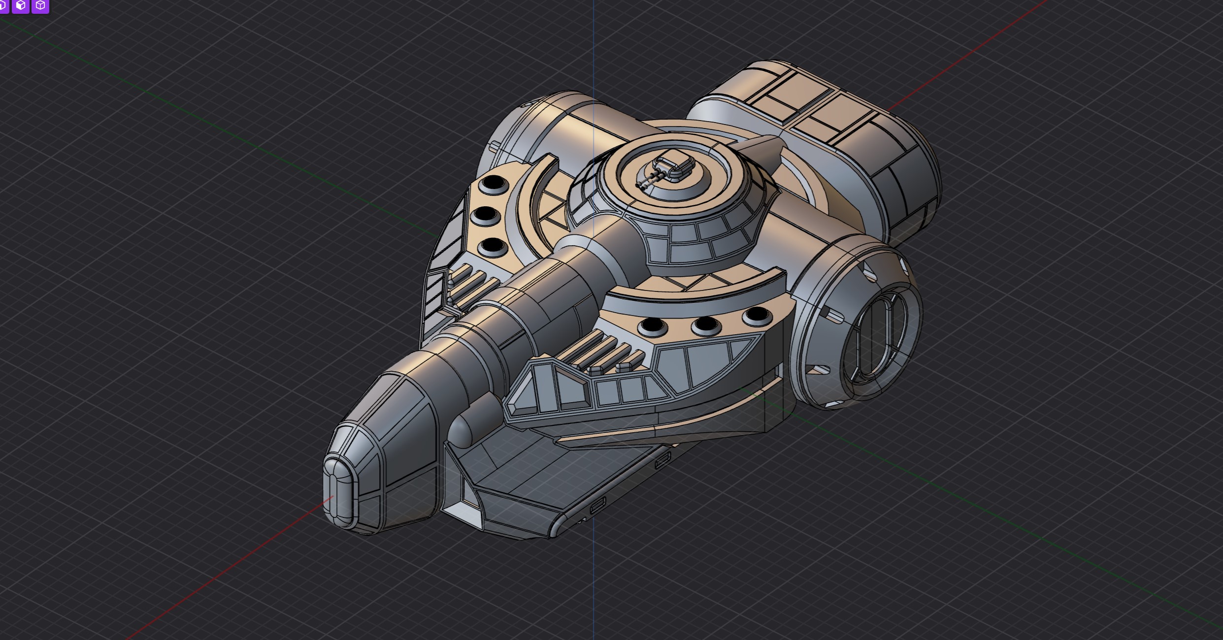 Starship by Sergii Kostyshyn | Download free STL model | Printables.com