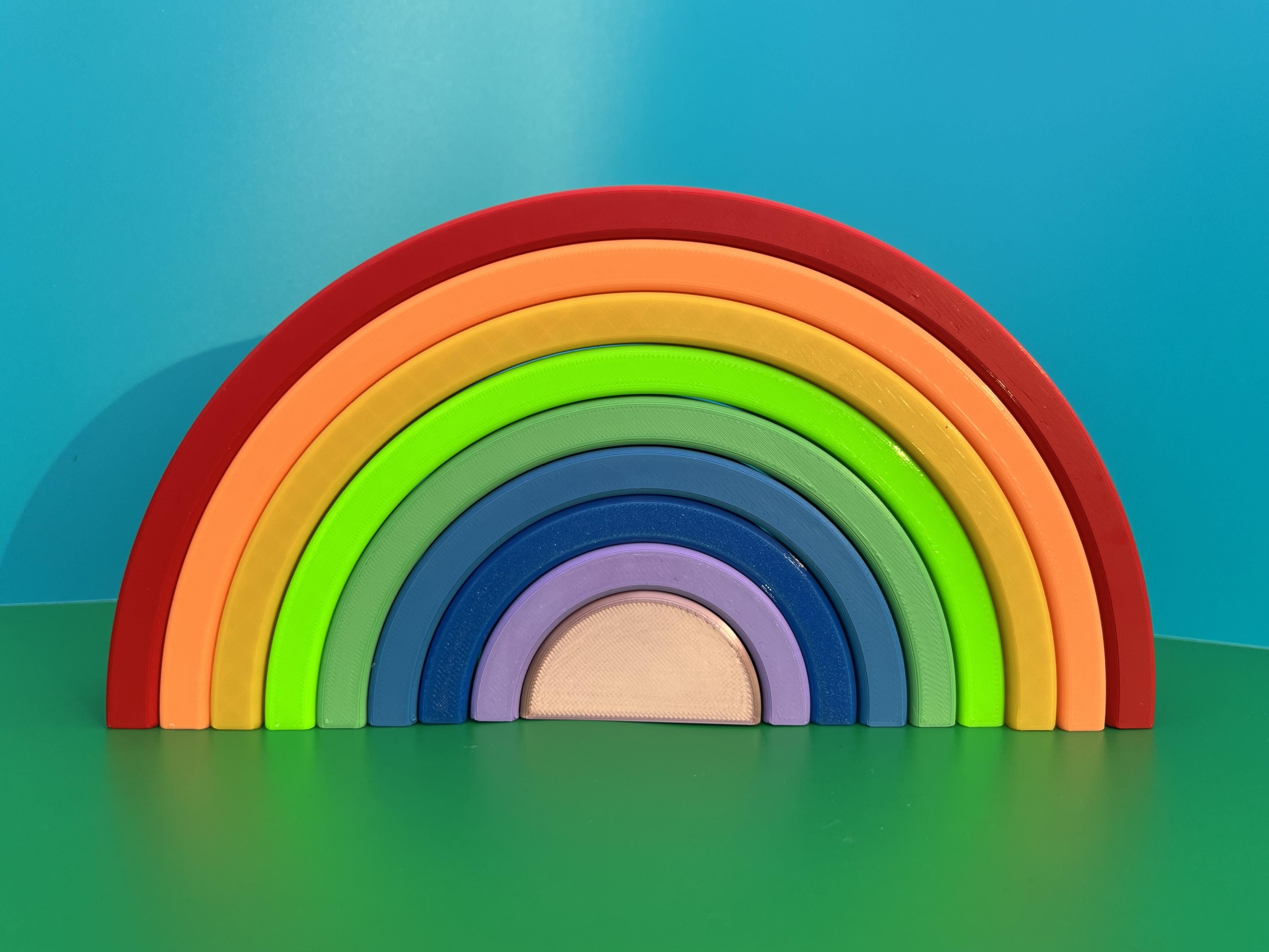 Stackable Rainbow- Open Ended Play