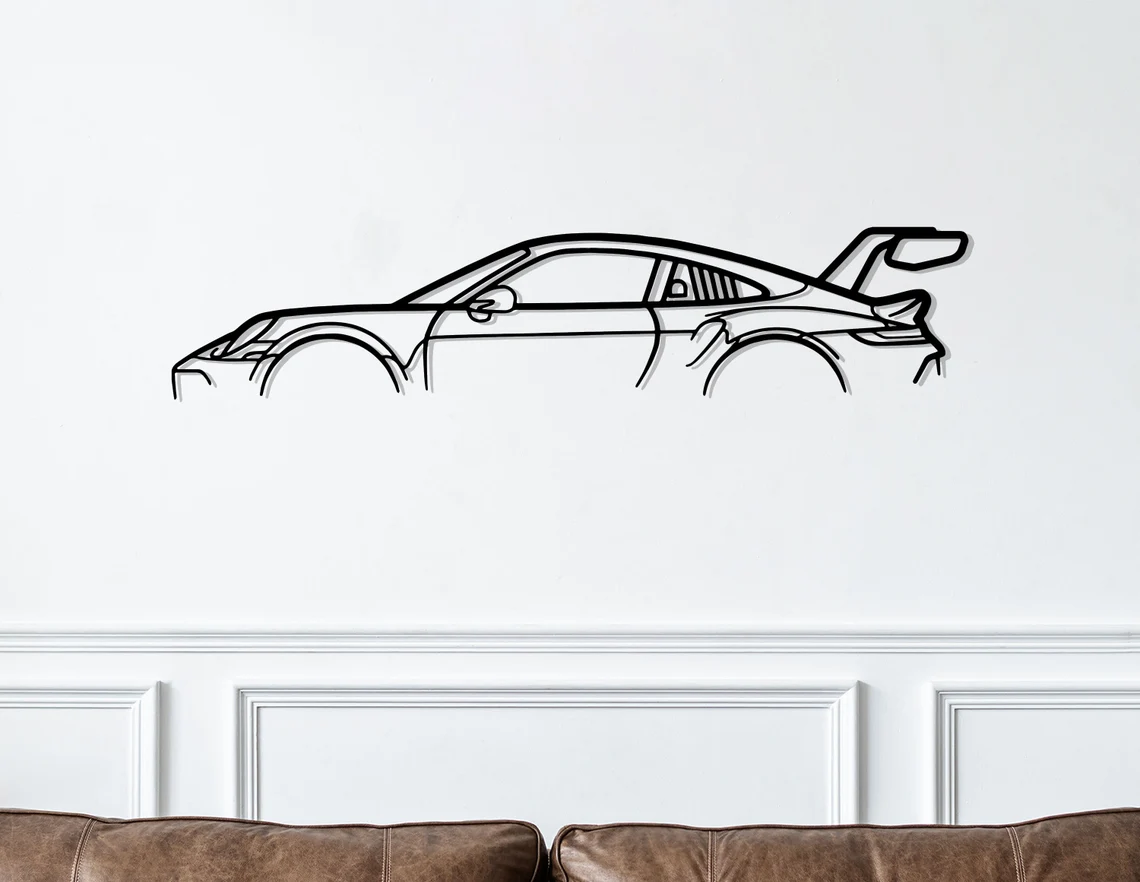 Wall Art 911 GT3 rs by Gabouque223 | Download free STL model ...