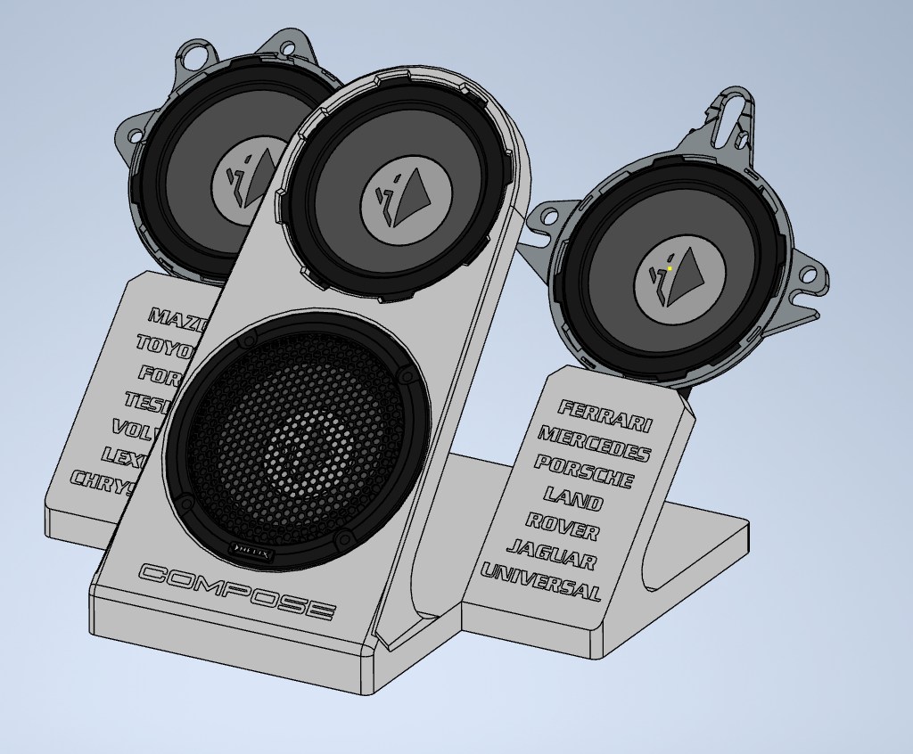 HELIX Ci5 M80FM-S3 stand 3D model by Audiotec Fischer GmbH