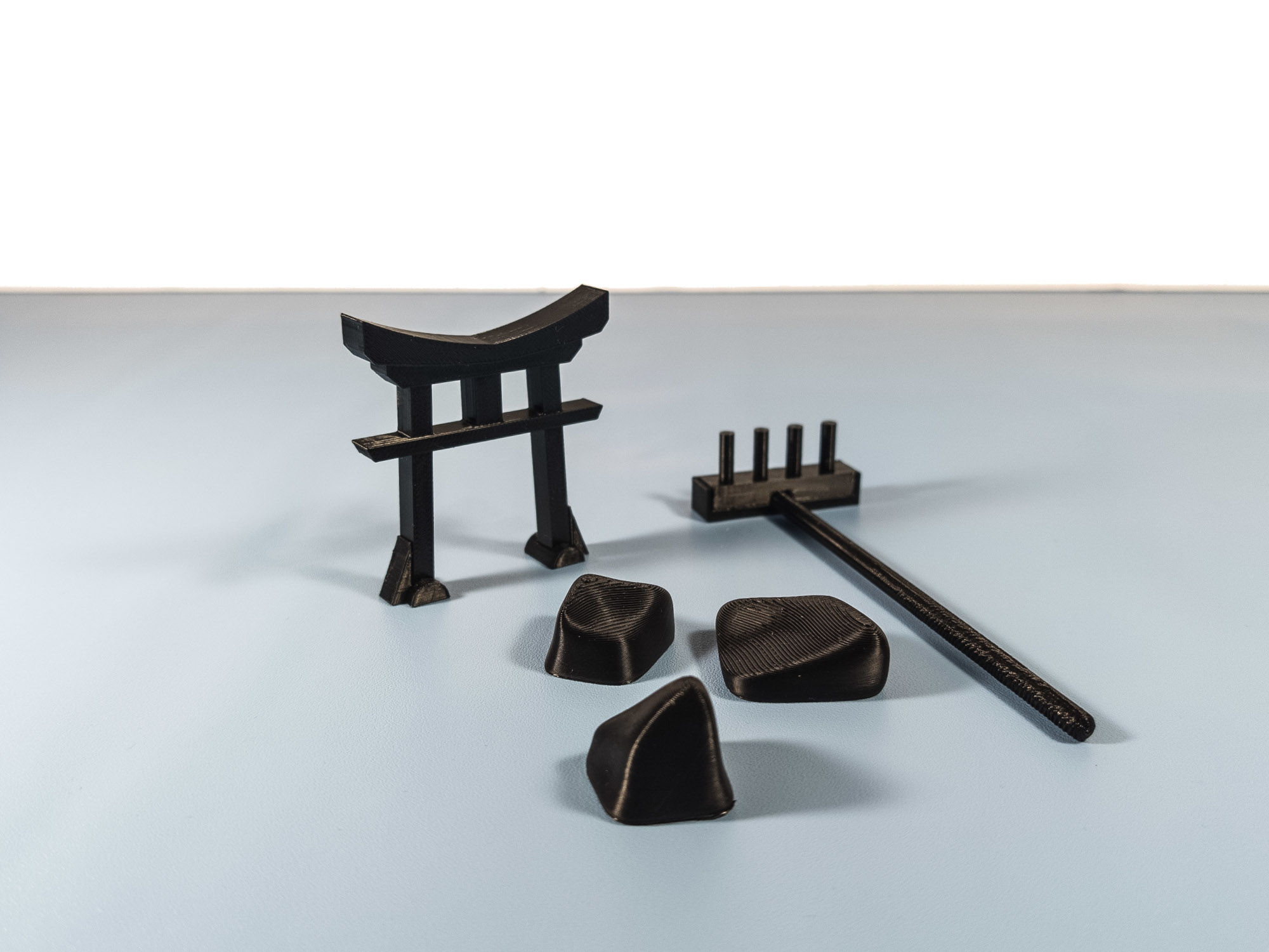 Miniatura 2 do modelo 3D Miniature Zen Temple Set