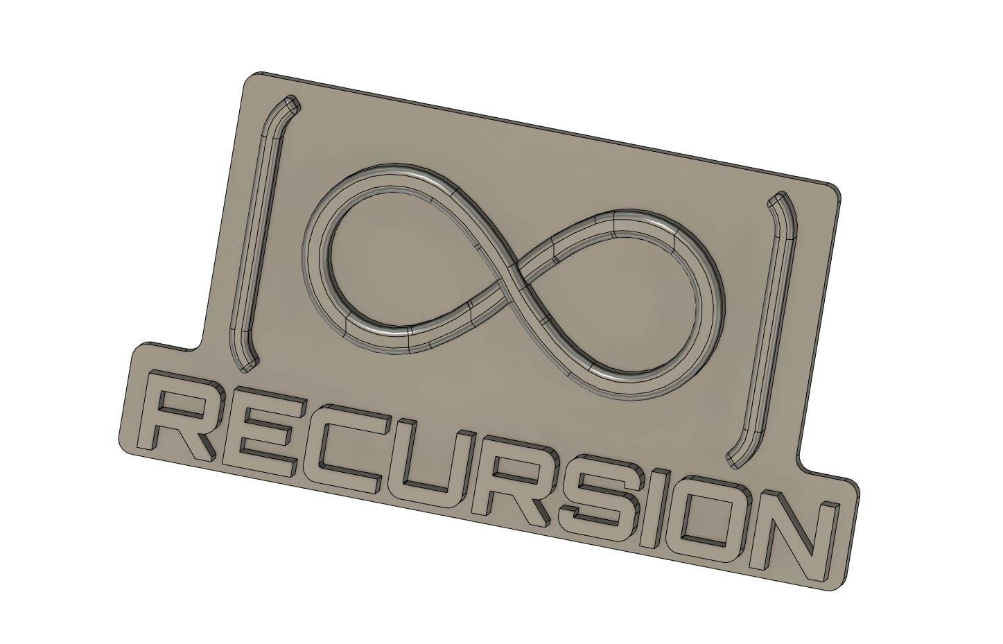 Recursion Logo by Recursion Labs | Download free STL model | Printables.com