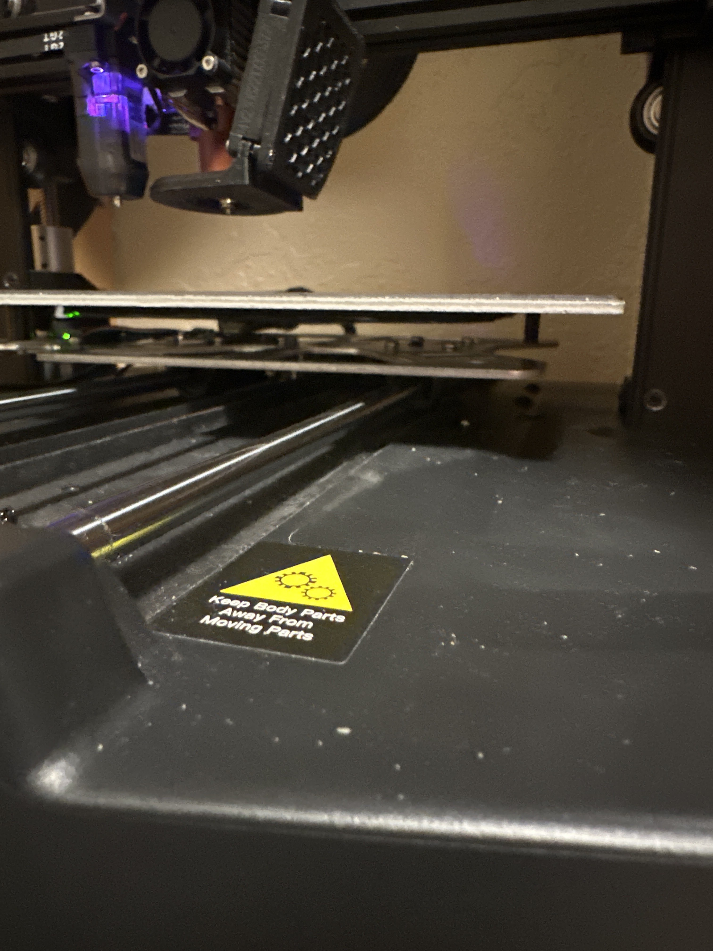 Ender V3 SE with K1 hotend vent ring 3D model thumbnail