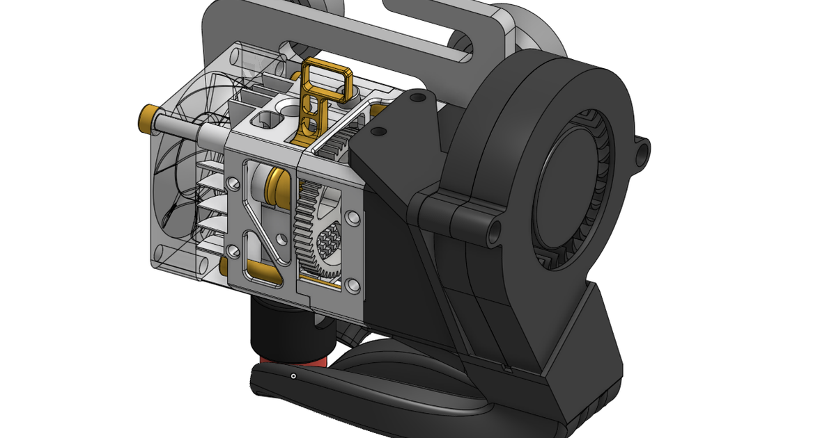 BIQU H2 Revo 5015 Fan Duct by Arturo Garza | Download free STL model ...