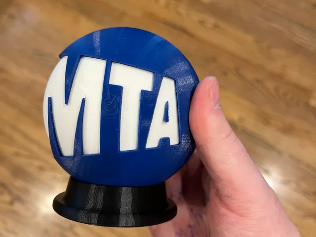 MTA Logo Ball With Base