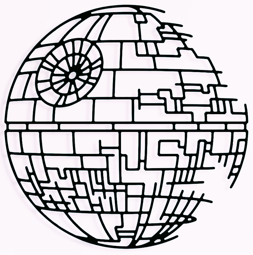 Death Star Wall Art By Dont-knock-it 