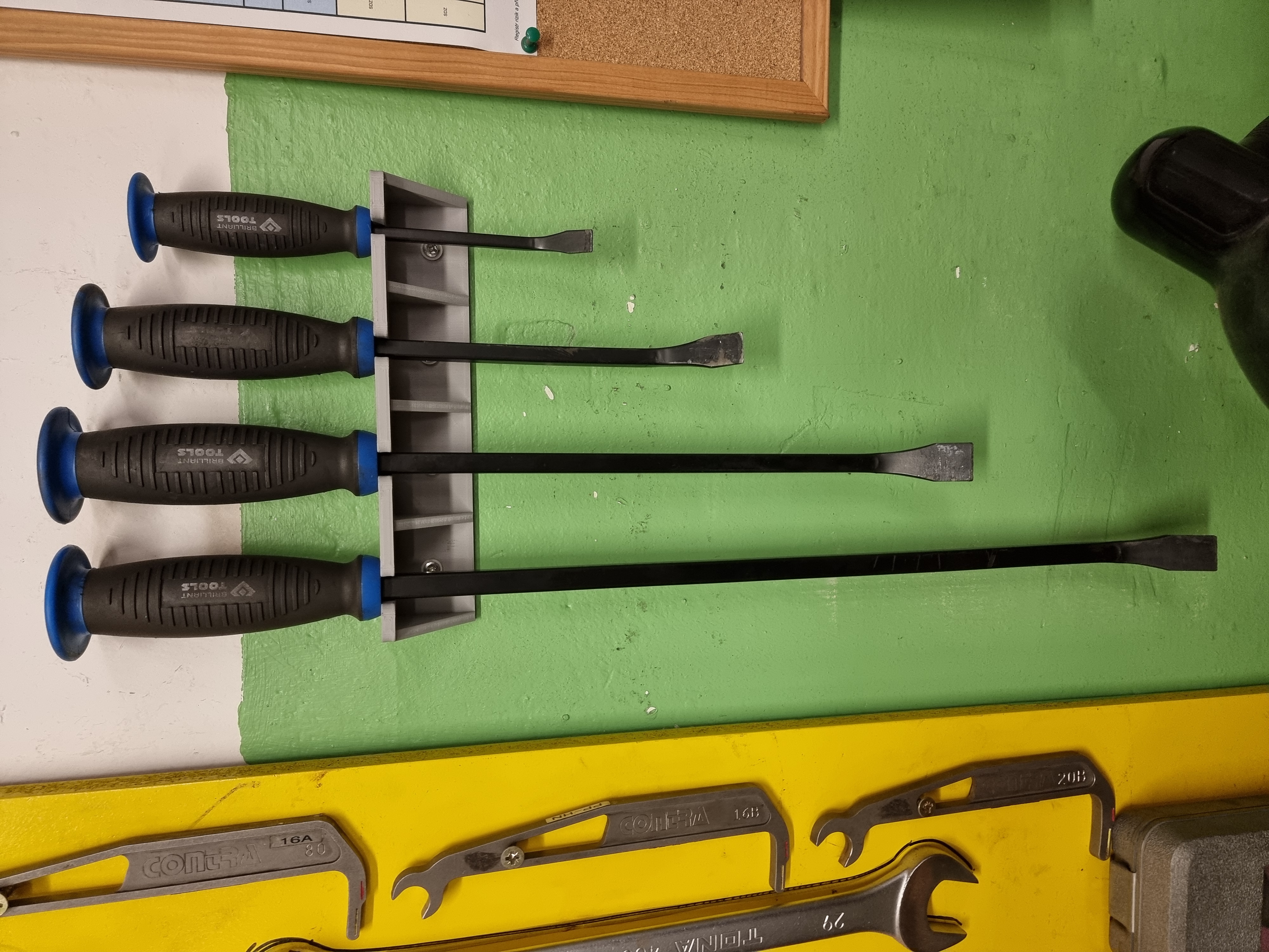 Holder for crowbars