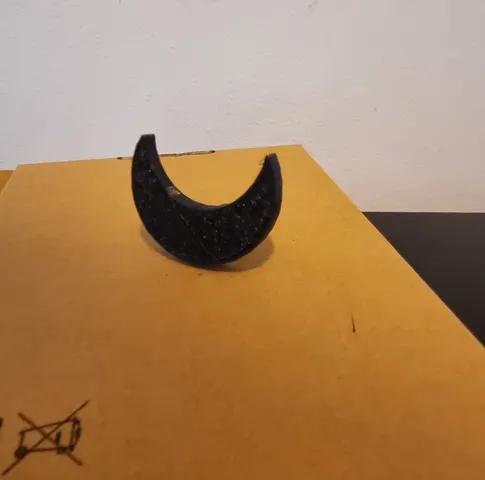 Cabinet handle crescent moon