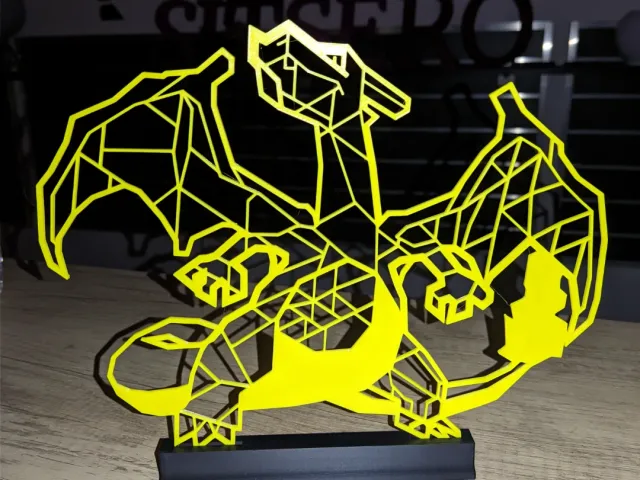 Geometric Charizard Art