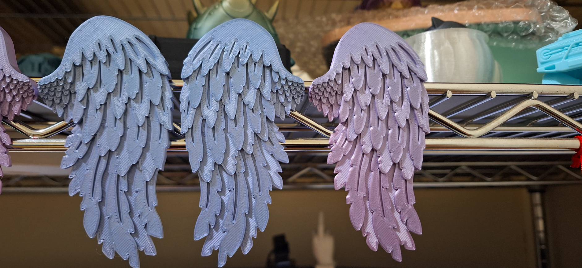 Angel Wings Refrigerator Magnet