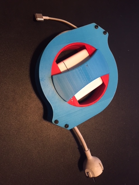 Magsafe 60W cable winder Remix (screwed version)
