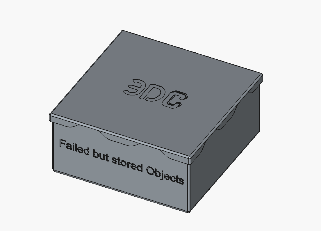 Box for failed prints