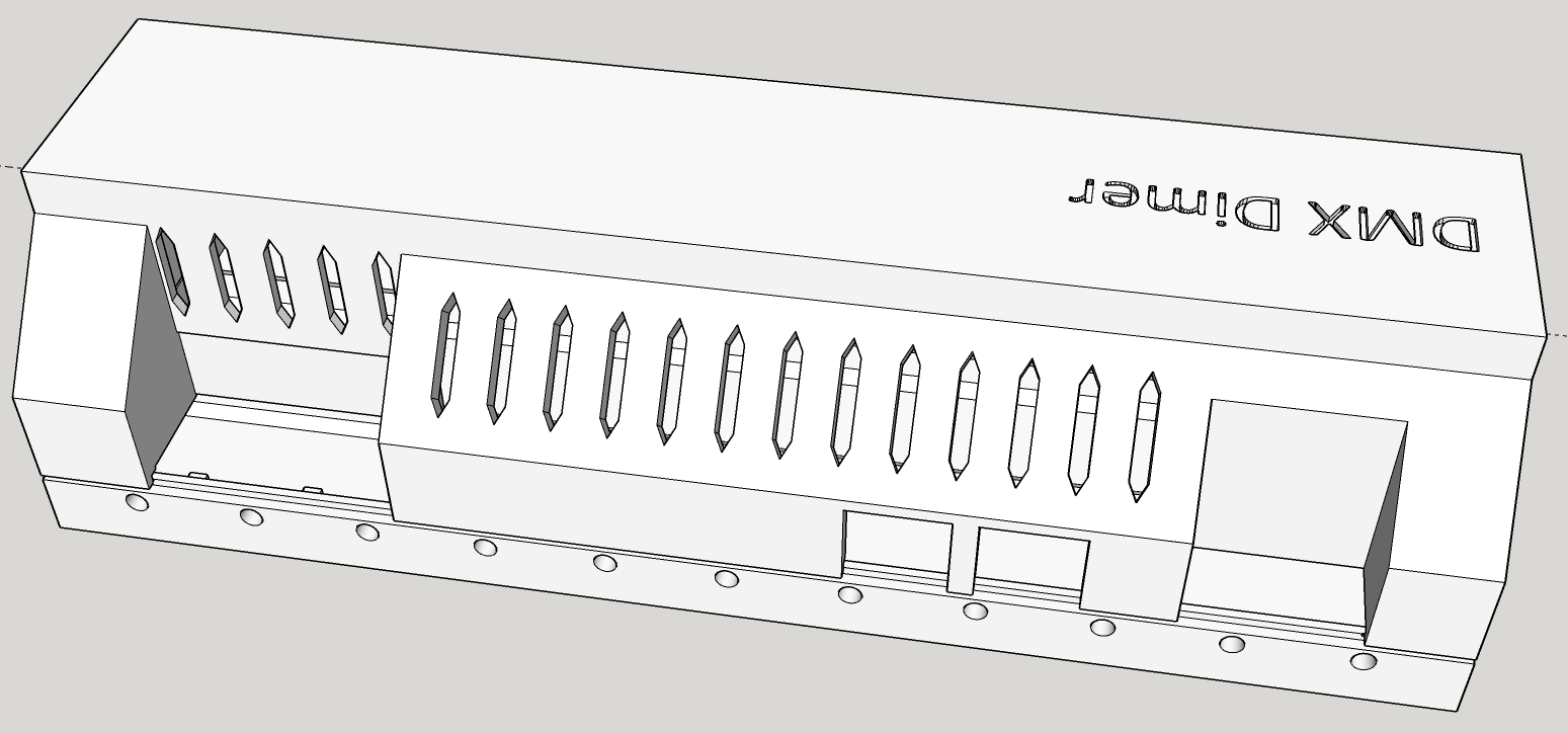 DMX 30CH Dimmer na DIN