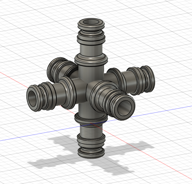 Garden hose X+I coupler
