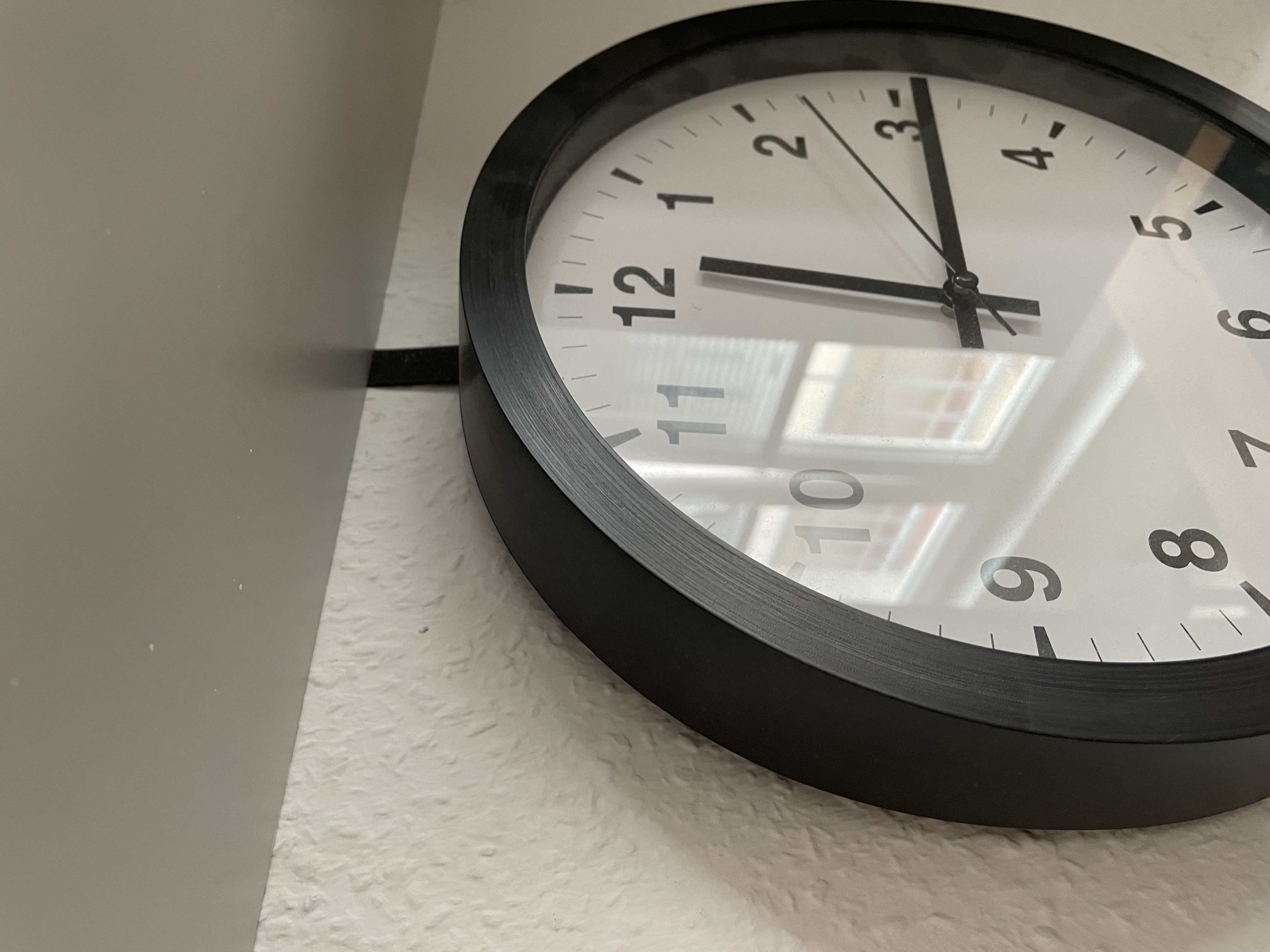 Mounting for IKEA Clock hanging form Cabinet