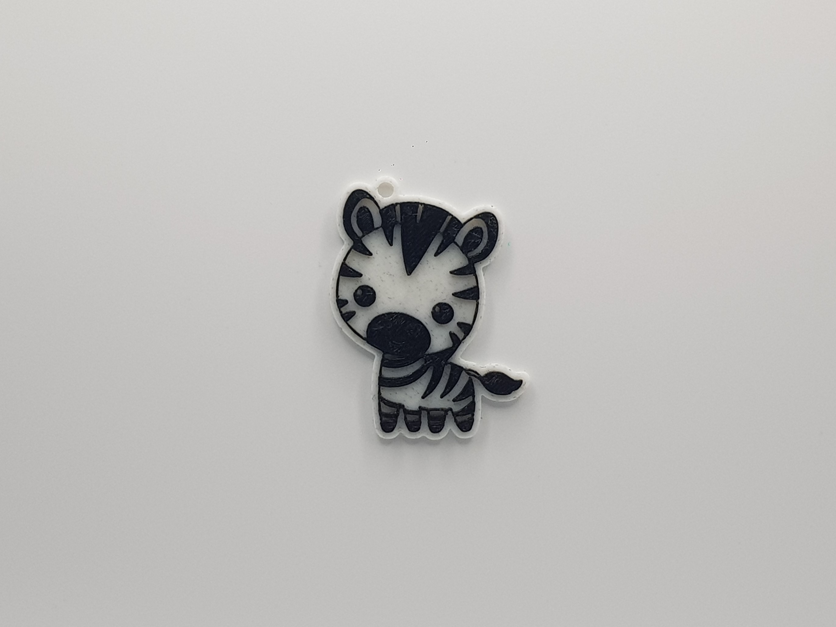 Cute Zebra Keychain