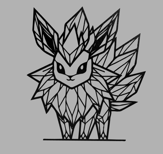 Flareon Pokemon by Melt the String | Download free STL model ...