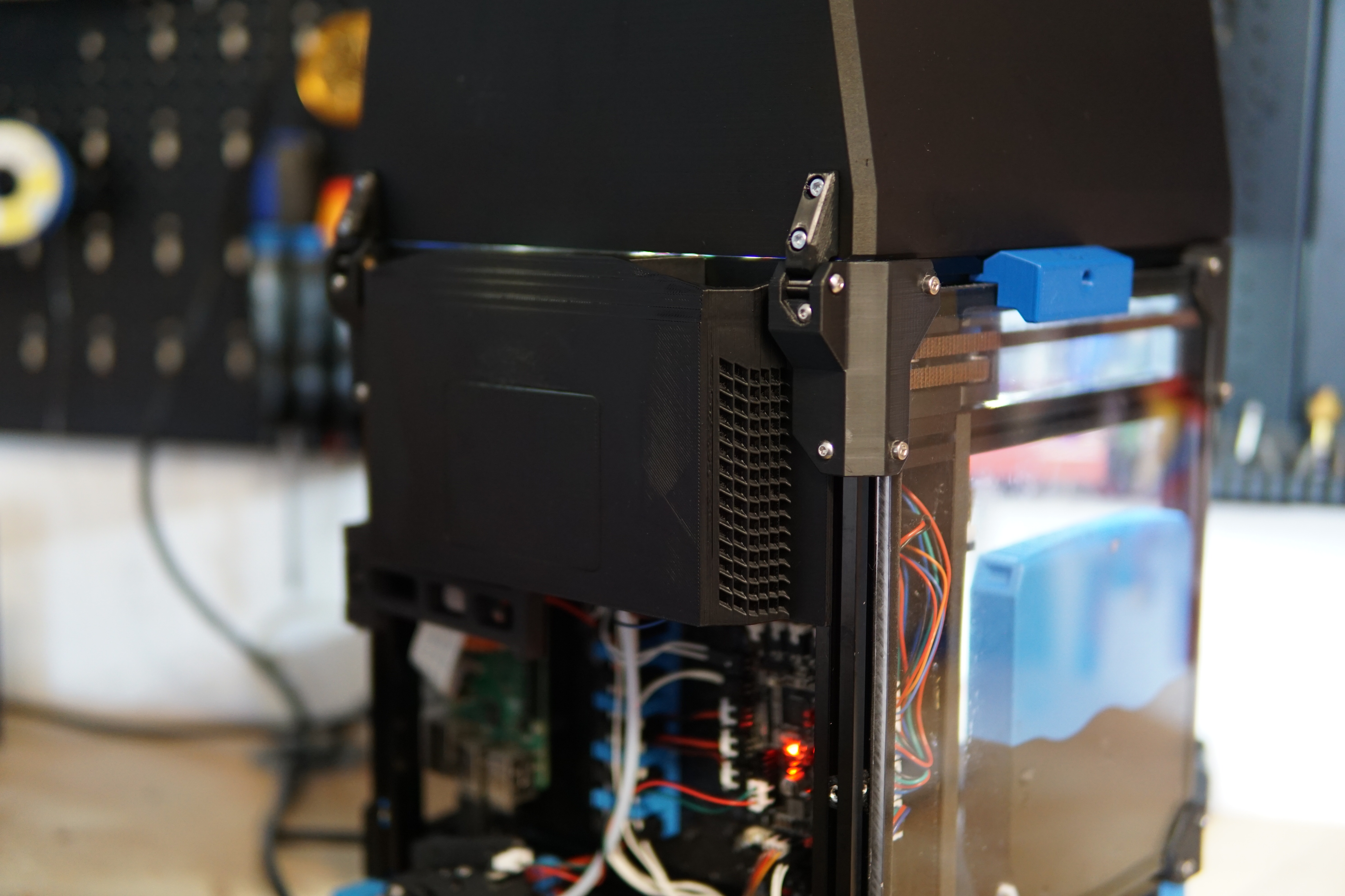 Voron 0 stealth backpack air filter system
