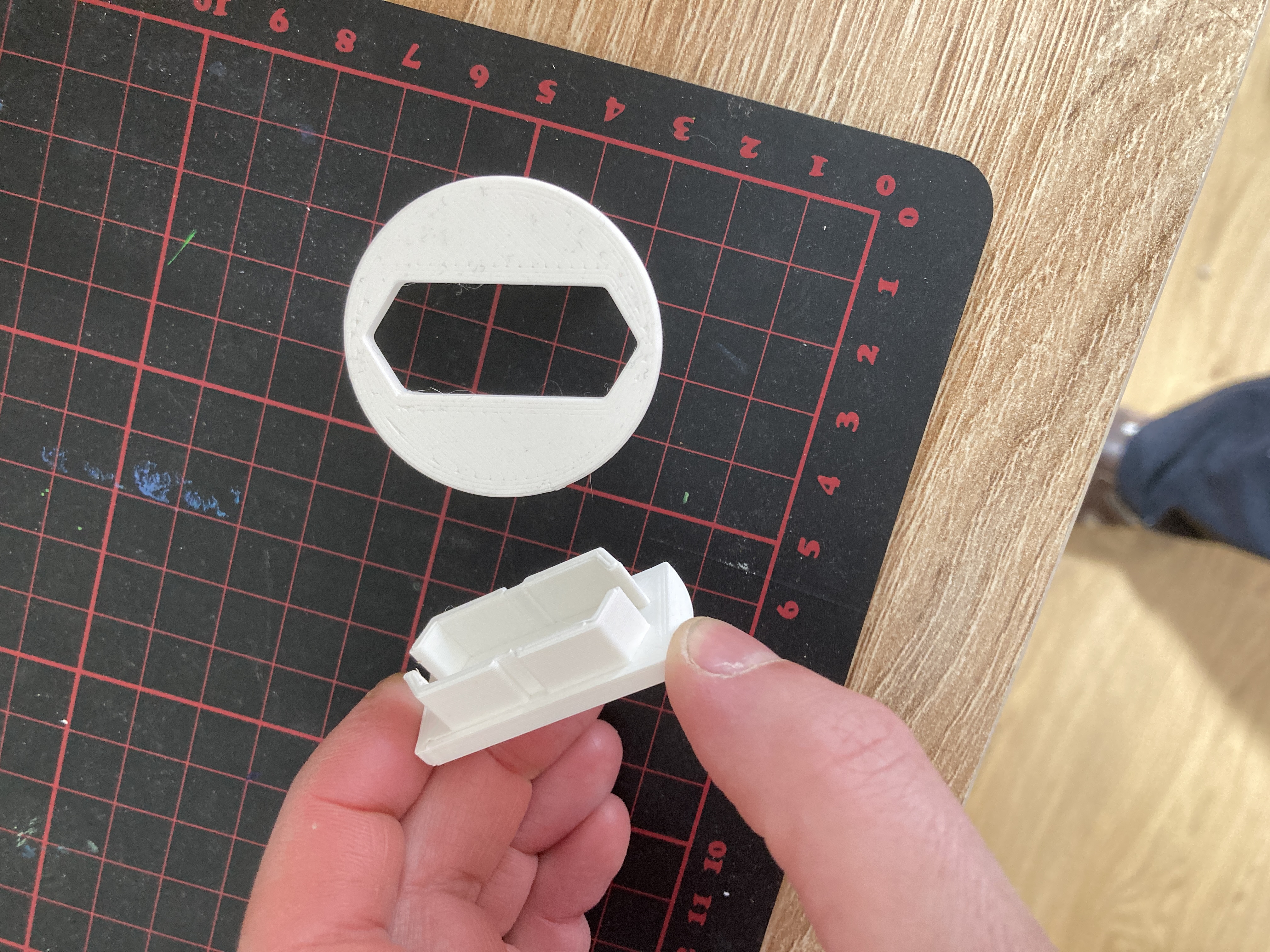Dust cover for "half" outlet / Socket Schuko (EU)