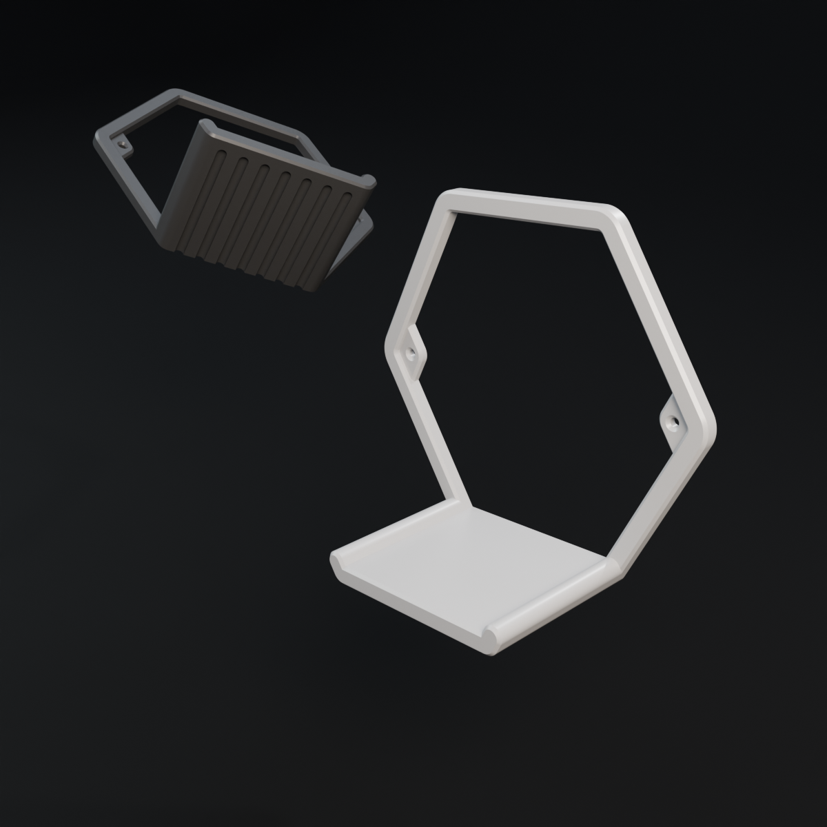 Miniature display wall shelf