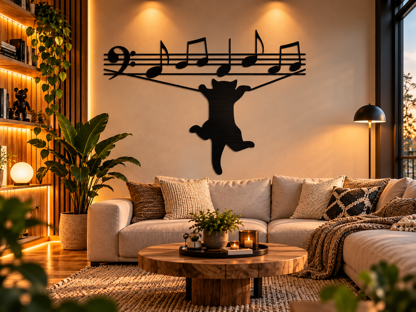 WallArt - Cat Music