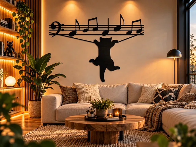 WallArt - Cat Music