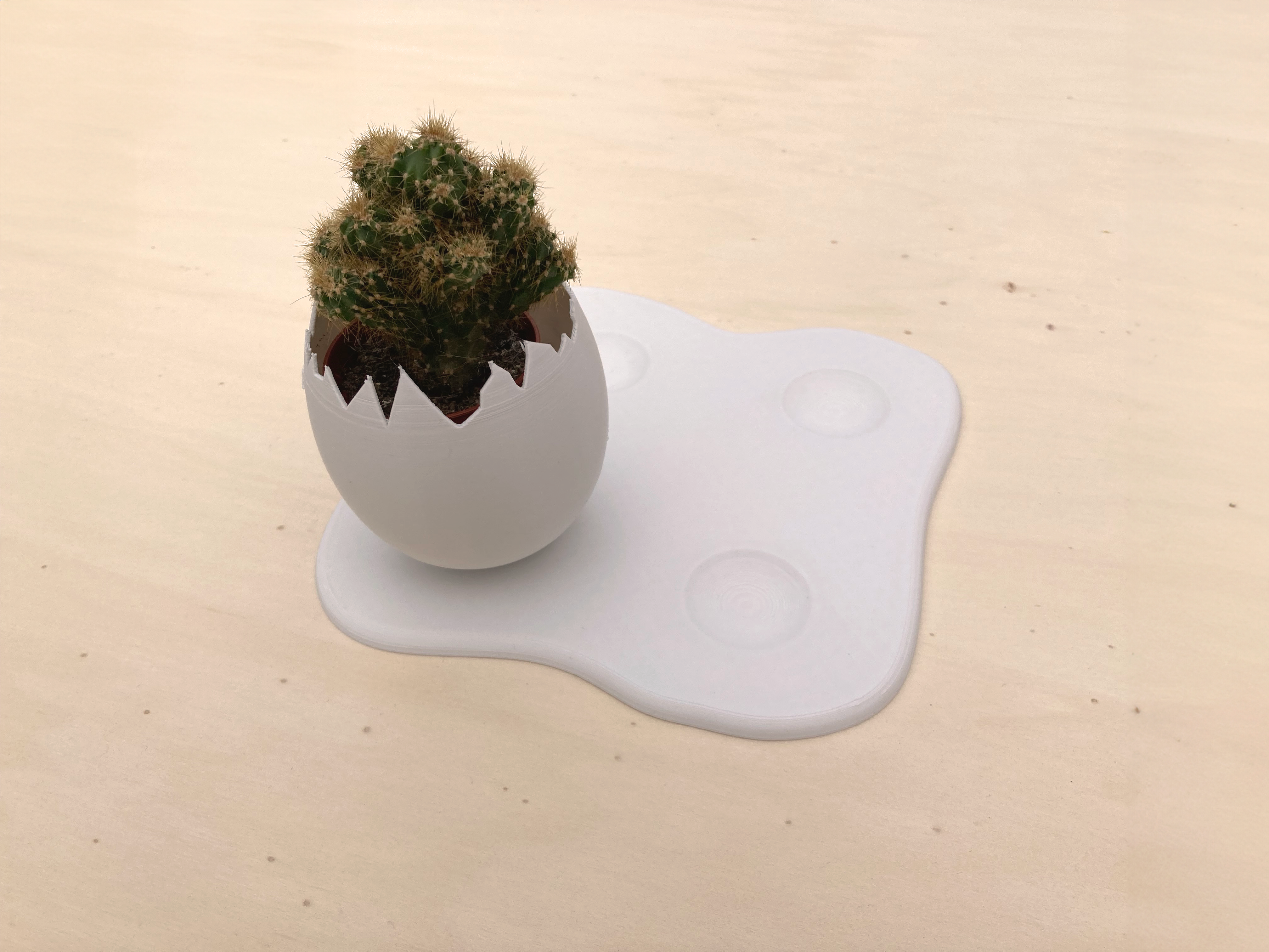 Miniatura 4 do modelo 3D Egg Shell planter