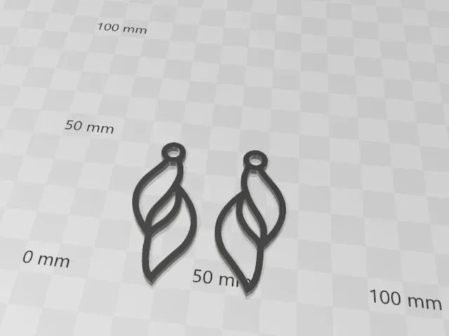 cute elegant leaf earrings