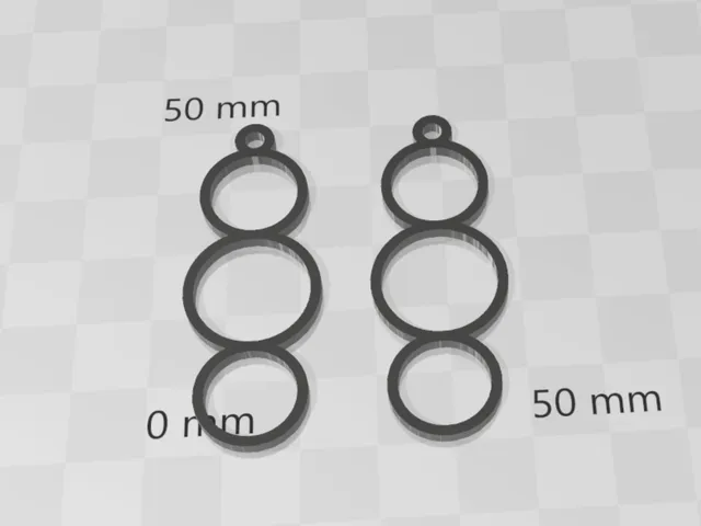 Cute elegant circle earrings