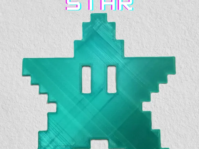 Wall super mario star