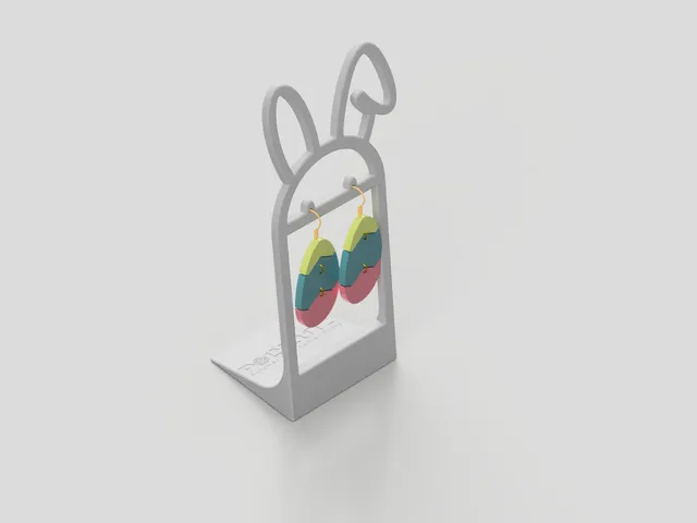Easter Bunny Earring Holder - Earring Stand