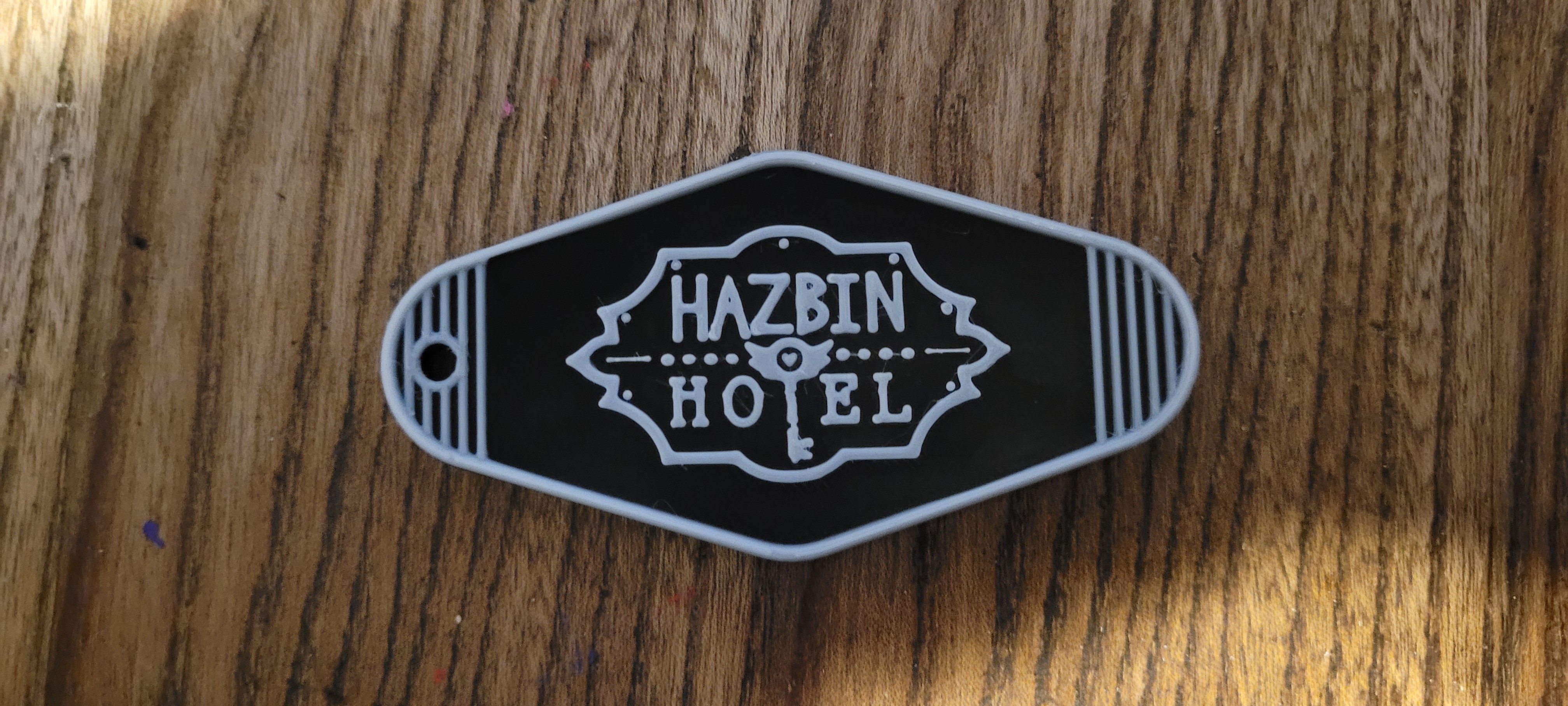 hazbin hotel keychain