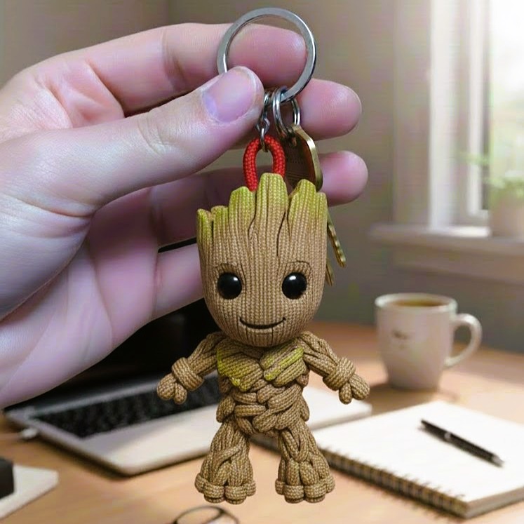 Baby Groot (Marvel) - Paracord Keychain