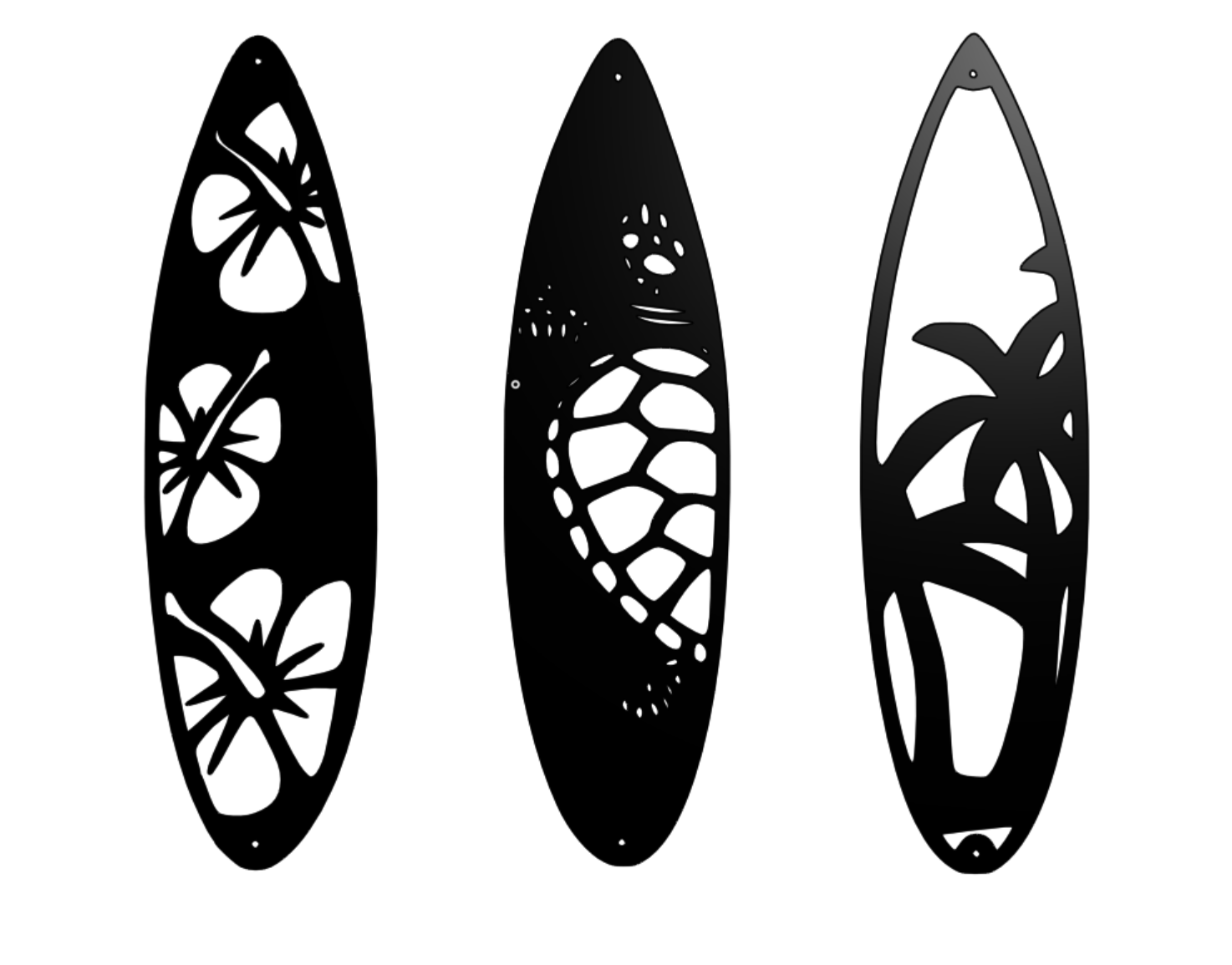 surf boards - wall art by klimoma | Download free STL model ...