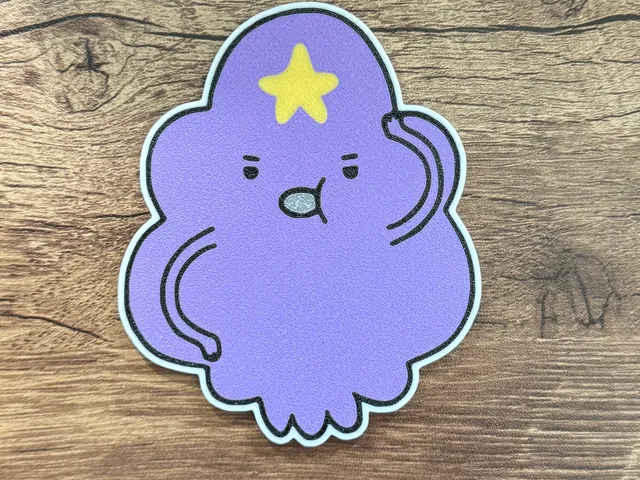 Lumpy Space Princess Adventure Time Magnet (multi-color)(8x3mm magnets)
