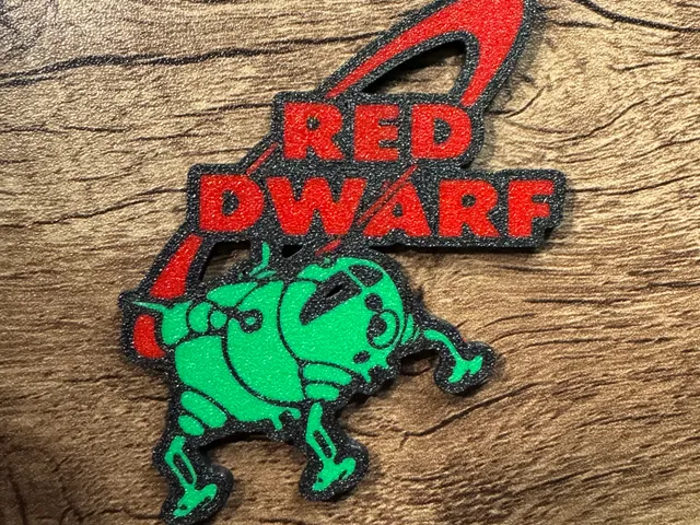 Red Dwarf Magnet (multi-color)(8x3mm magnets)