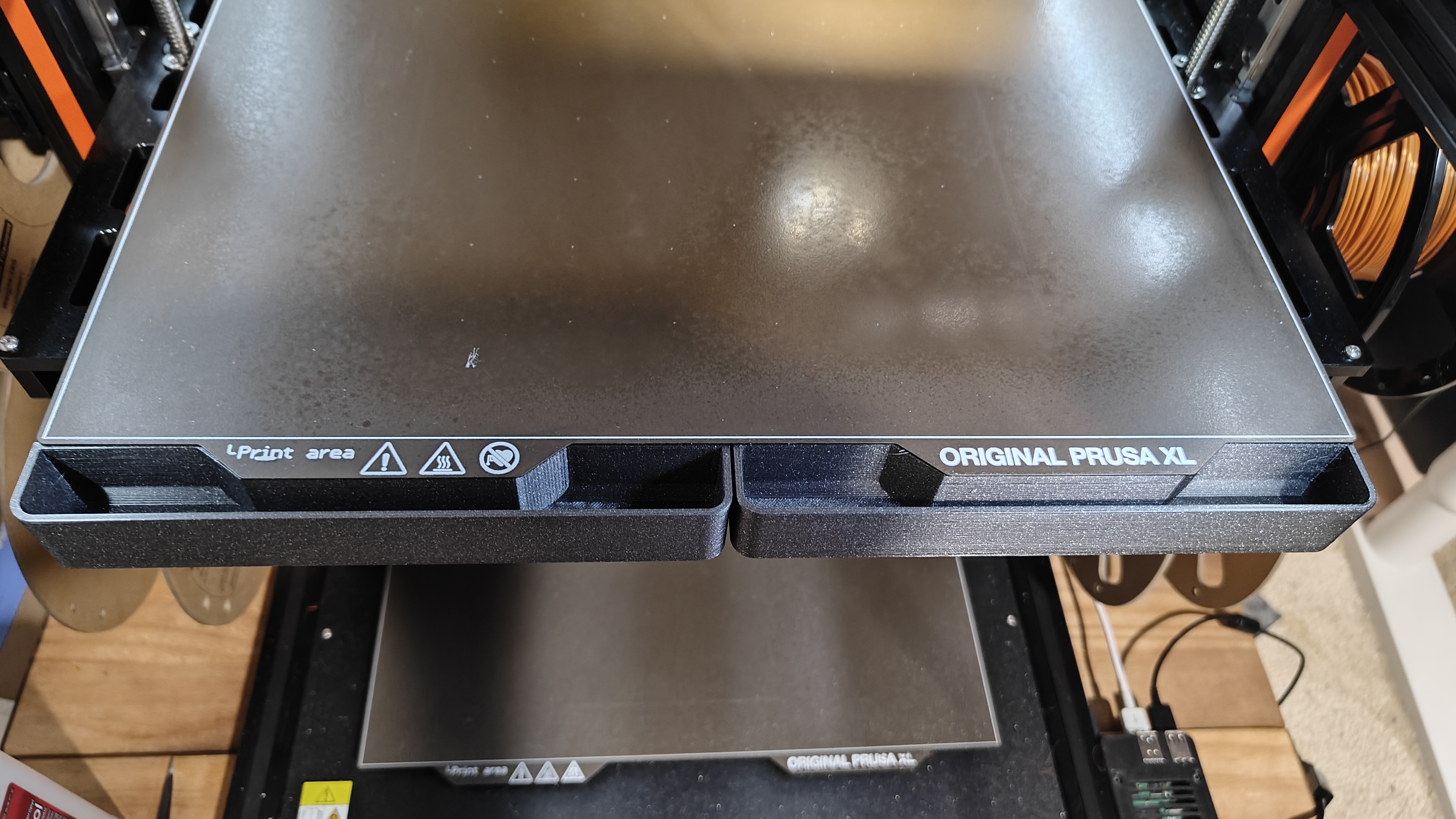 Prusa XL Build Plate String Bucket