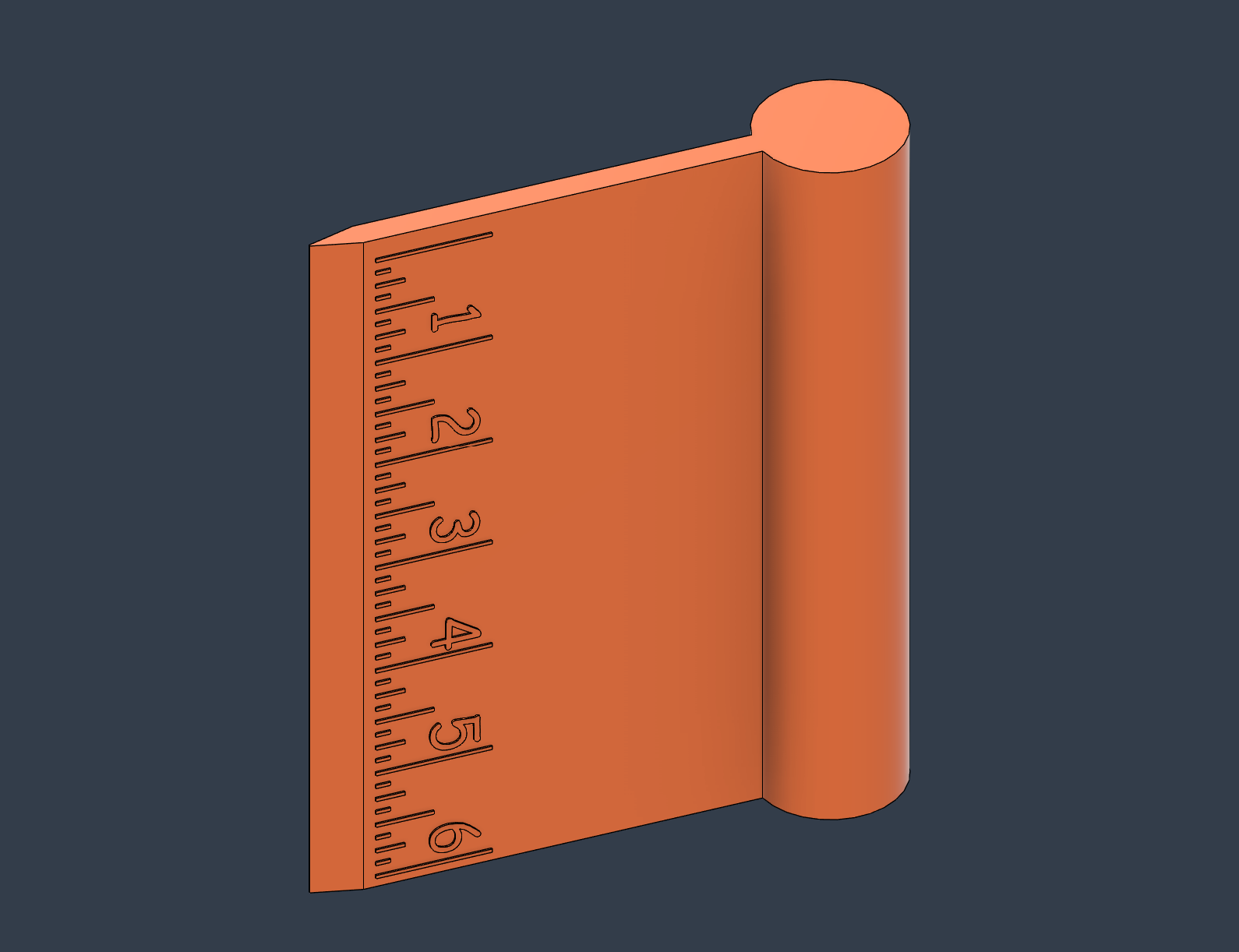 Bench Scraper / Dough Scraper by Leonard | Printables Store