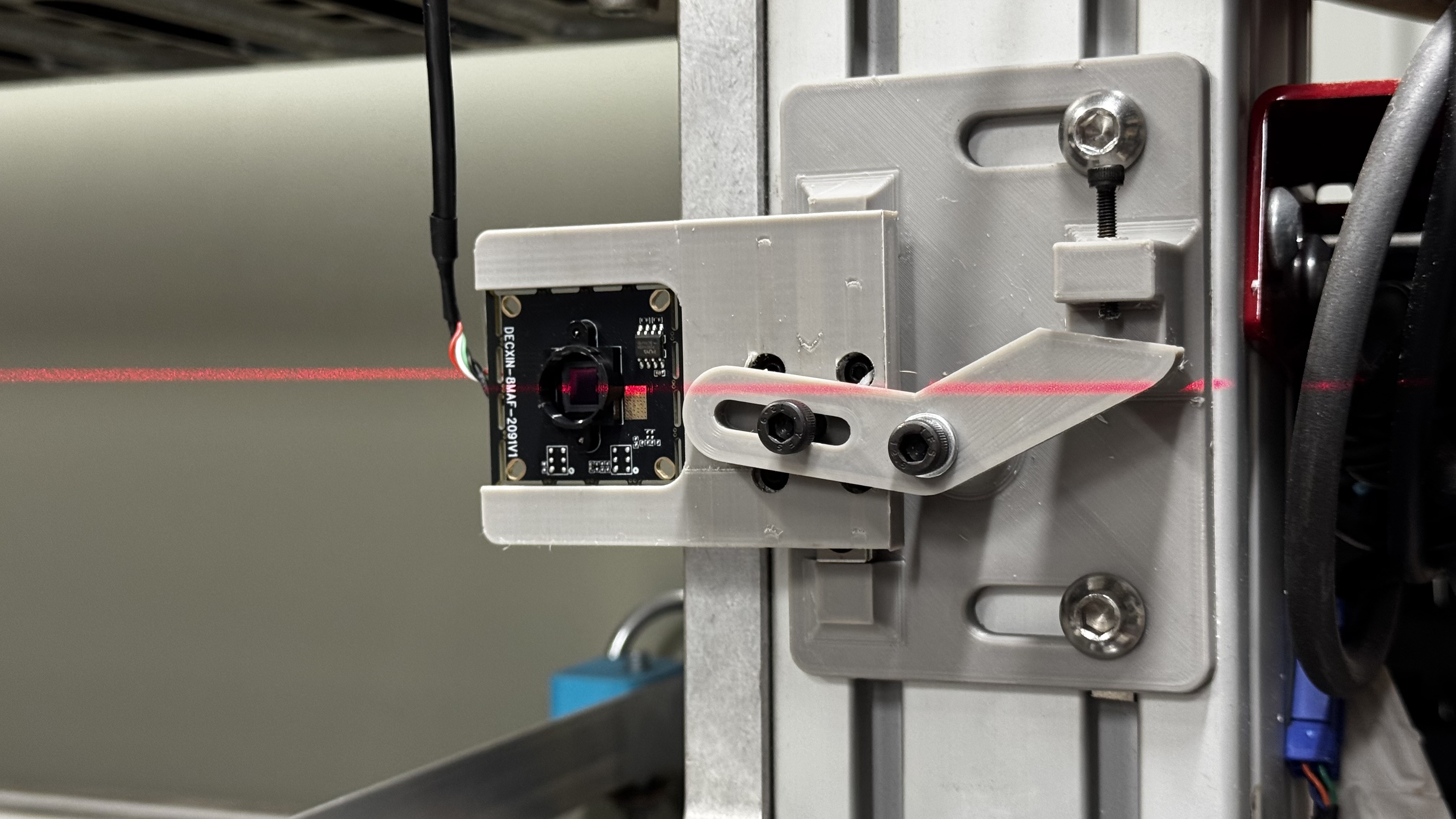 Laser Alignment Webcam Mount