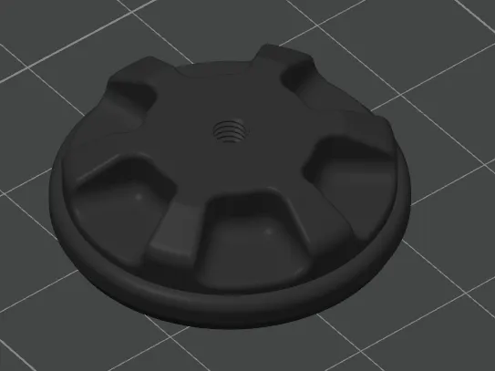 Threaded Foot for Industrial Phone Stand