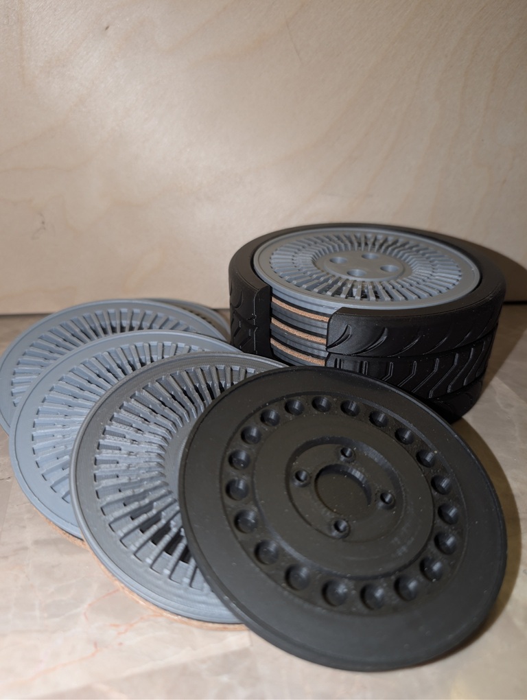 Automotive Wheel Coaster Collection -  Multiple "OE" designs
